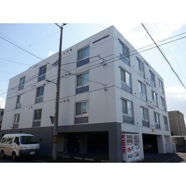 札幌市東区北十九条東１２丁目の賃貸マンションの外観