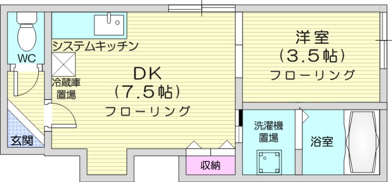 3階の間取り図