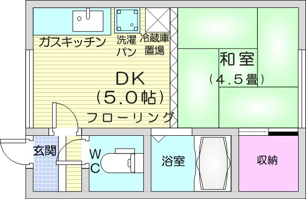 2階の間取り図