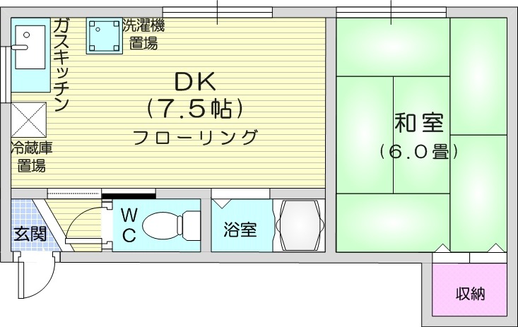 2階の間取り図