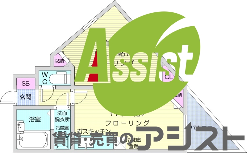 8階の間取り図
