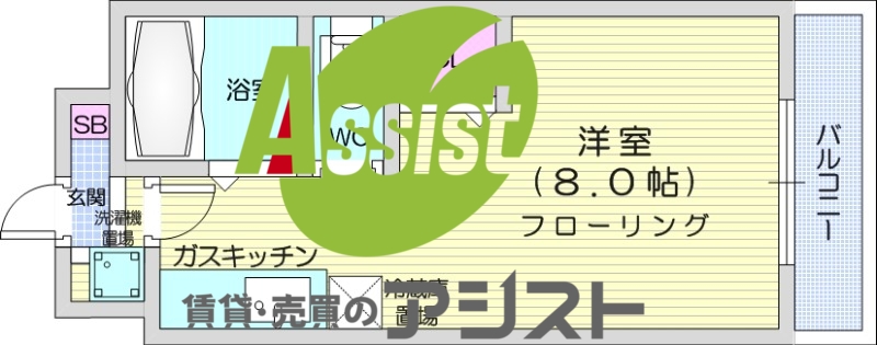 １Ｋ、エアコン、ネット使用料不要、オートロック