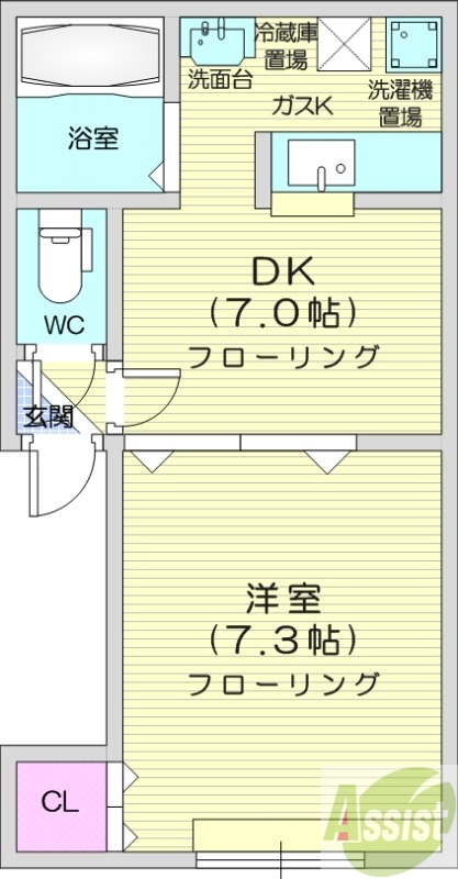 3階の間取り図