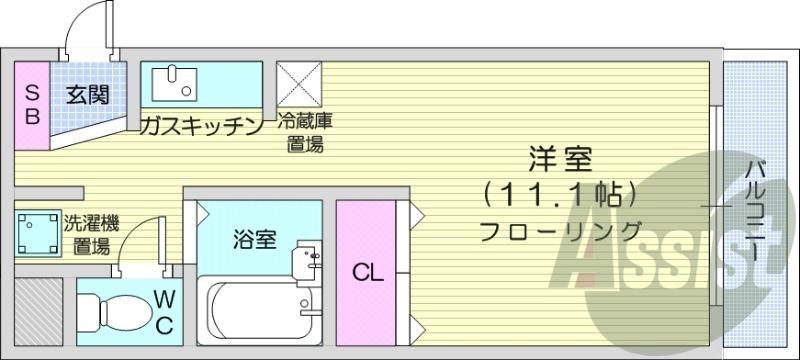 3階の間取り図