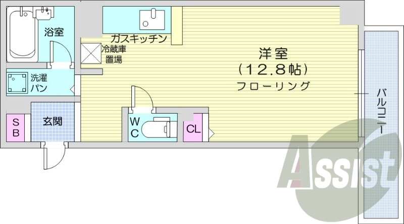 4階の間取り図