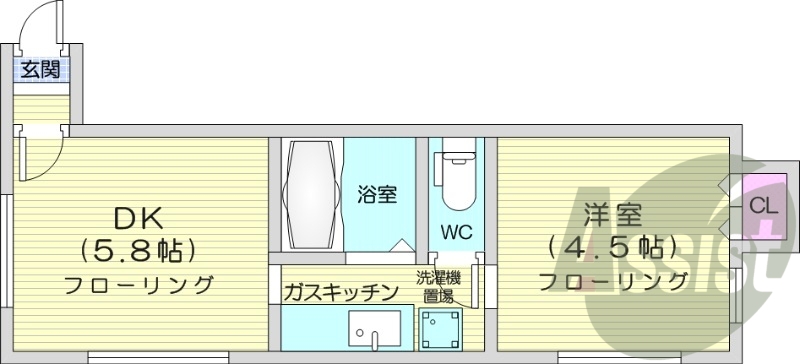 3階の間取り図