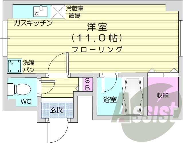 5階の間取り図