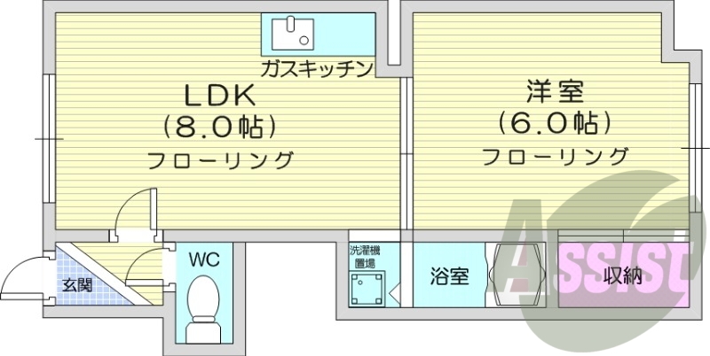 1階の間取り図