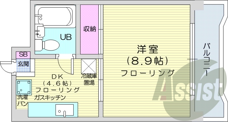 5階の間取り図