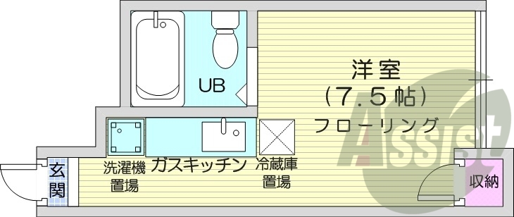 2階の間取り図