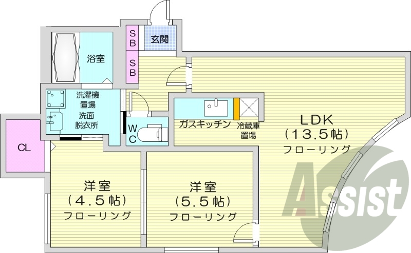3階の間取り図