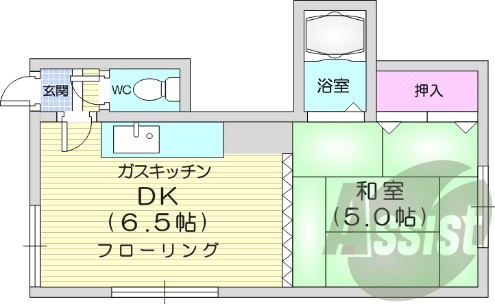 2階の間取り図