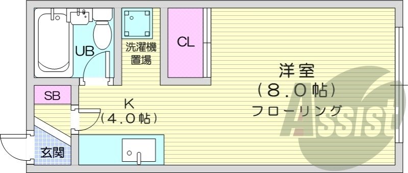 1K、クローゼット、シューズボックス、ペット可