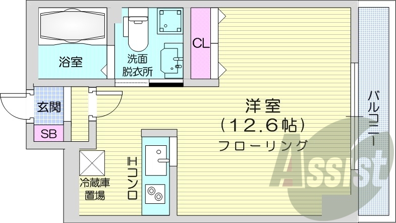 1R、オートロック、デザイナーズ、オール電化、IHコンロ