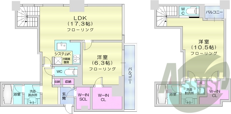 16階の間取り図