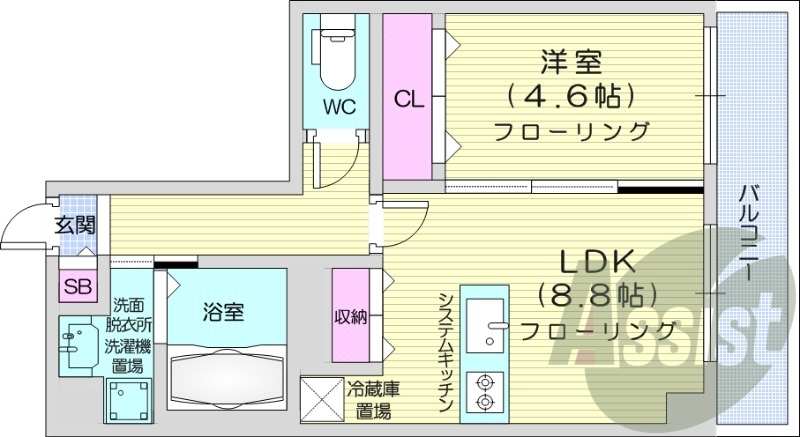 3階の間取り図