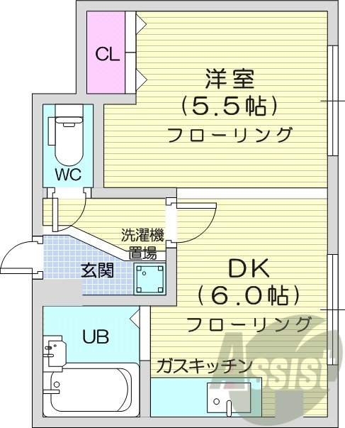 5階の間取り図