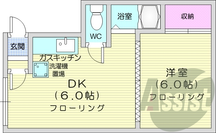 2階の間取り図