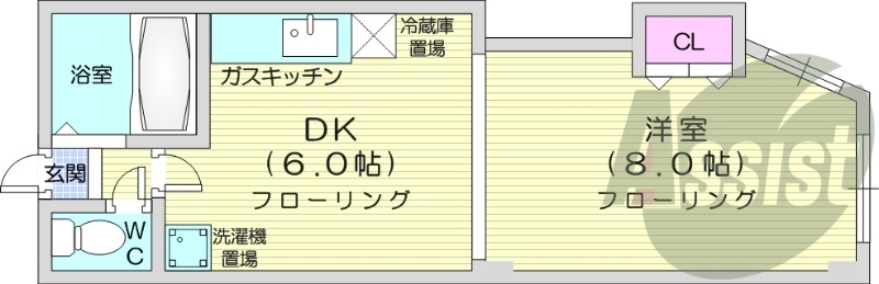 4階の間取り図