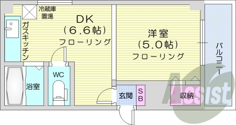 3階の間取り図