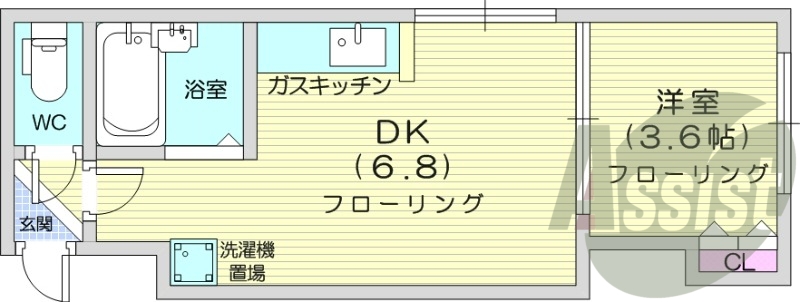 2階の間取り図