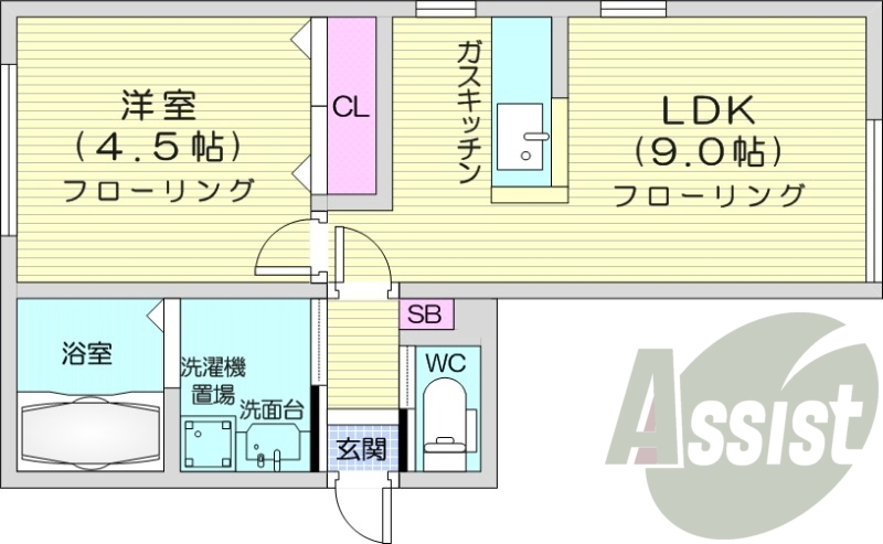 3階の間取り図