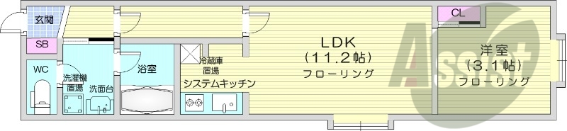 3階の間取り図