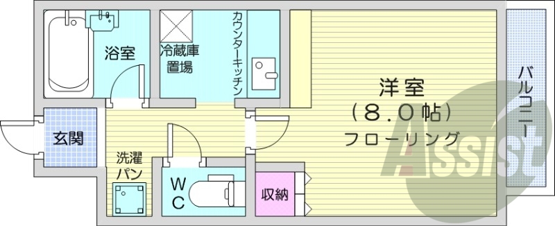 5階の間取り図