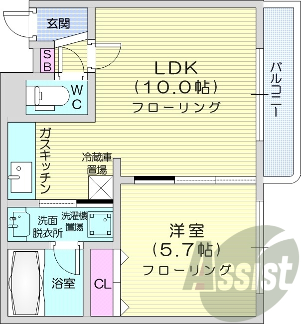 3階の間取り図