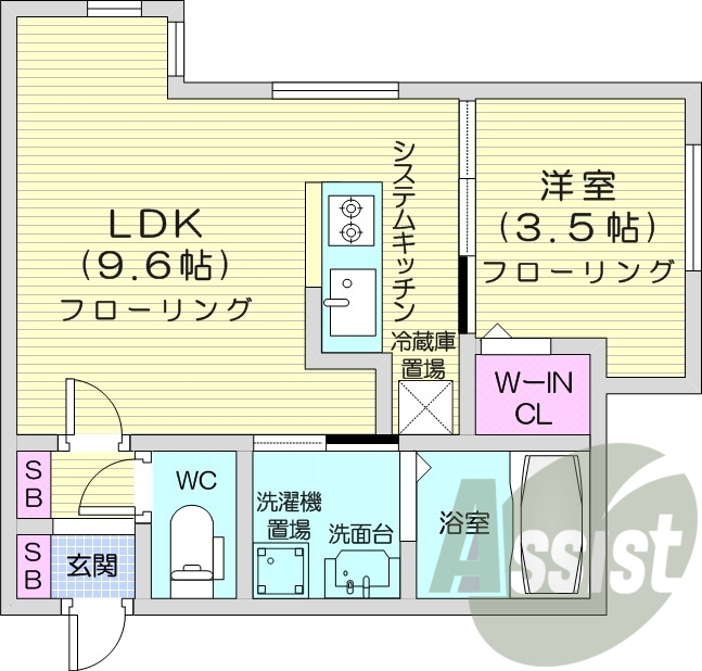 3階の間取り図