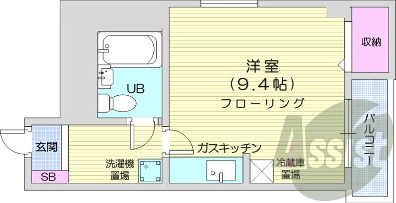 5階の間取り図