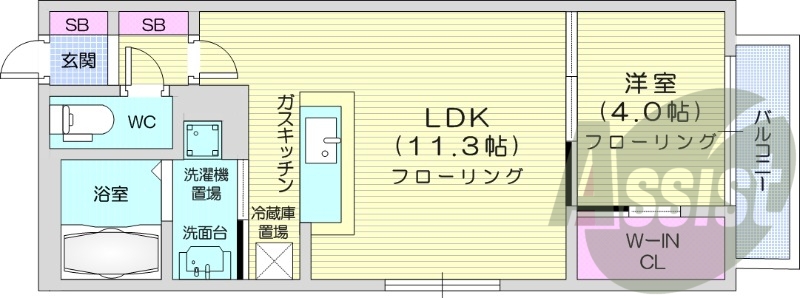 1LDK、ペット相談、エアコン、インターネット無料