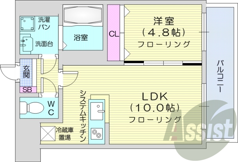 13階の間取り図