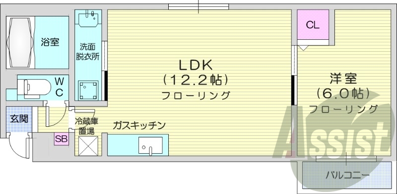 3階の間取り図