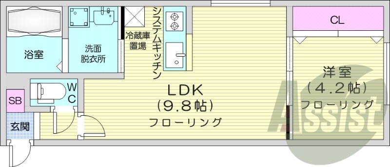 3階の間取り図