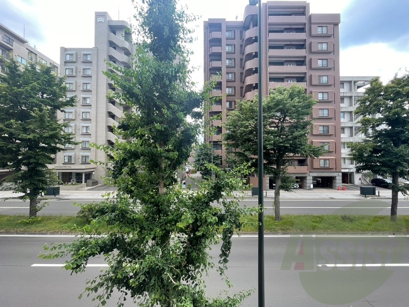 眺望はこちら。周辺を一望できていいですね~。 眺望はこちら。周辺を一望できていいですね~。