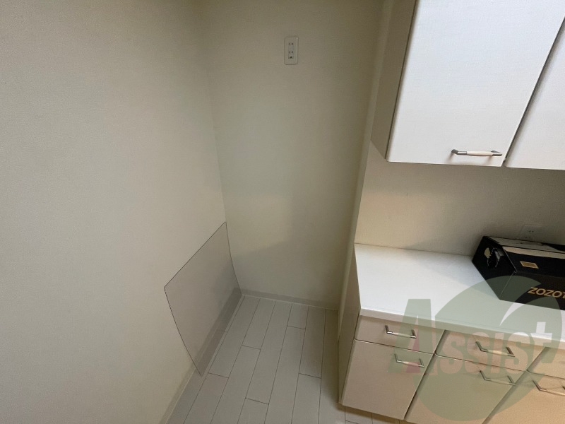 冷蔵庫置き場はこちらです!動線もバッチリですね。 冷蔵庫置き場はこちらです!動線もバッチリですね。