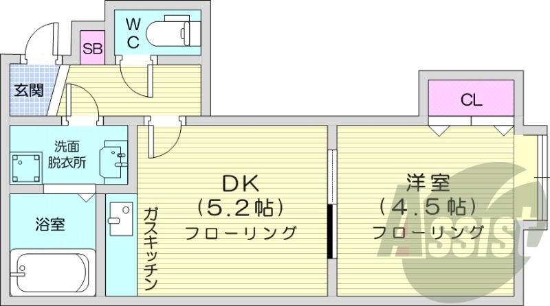 3階の間取り図