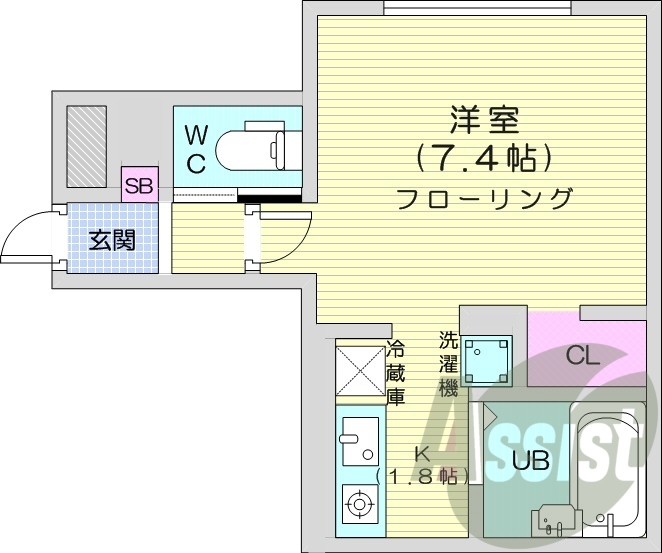 3階の間取り図