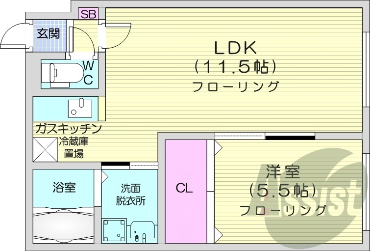 3階の間取り図