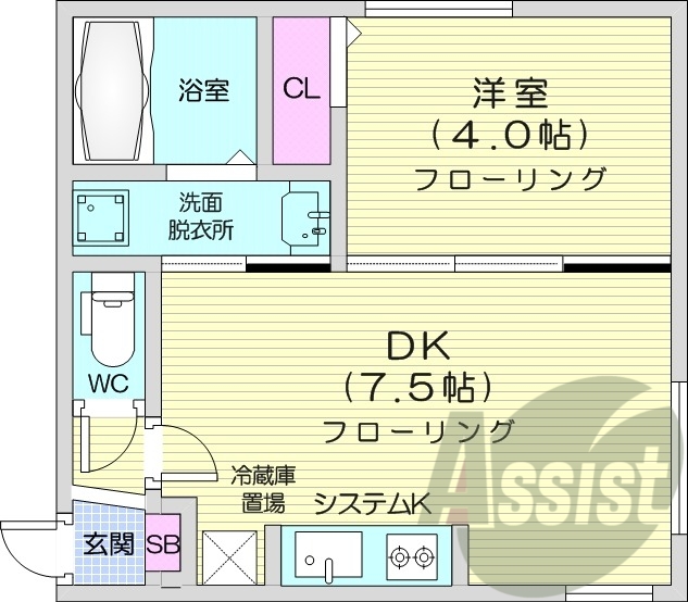 1DK、エアコン、浴室乾燥機、灯油暖房、ネット無料