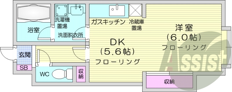 2階の間取り図