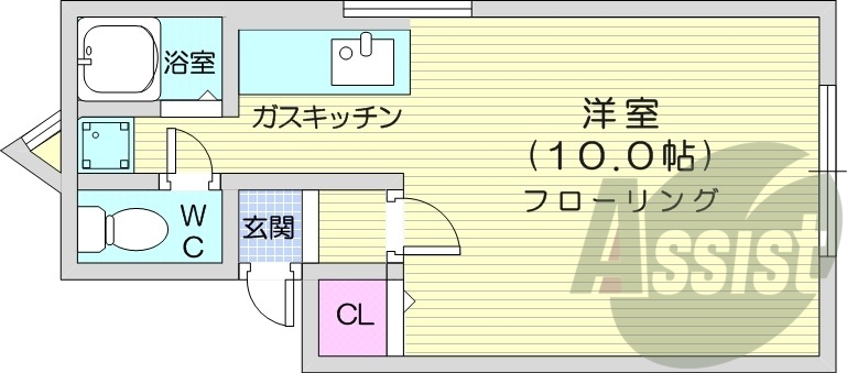 2階の間取り図
