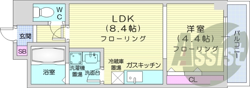 9階の間取り図