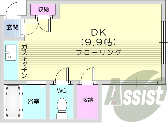 2階の間取り図
