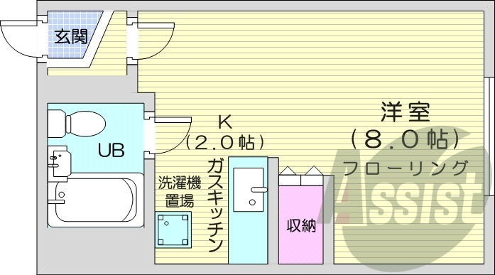4階の間取り図