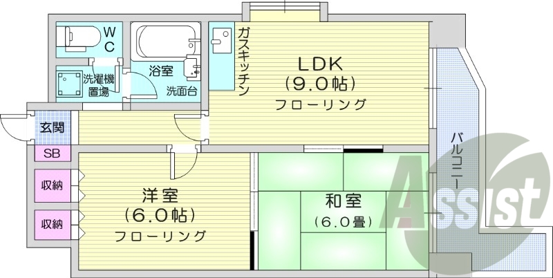 7階の間取り図