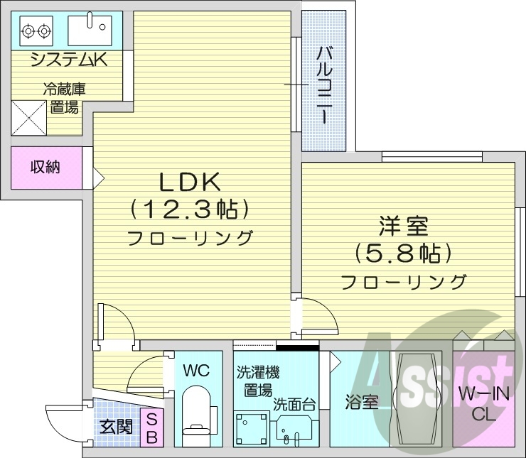 3階の間取り図