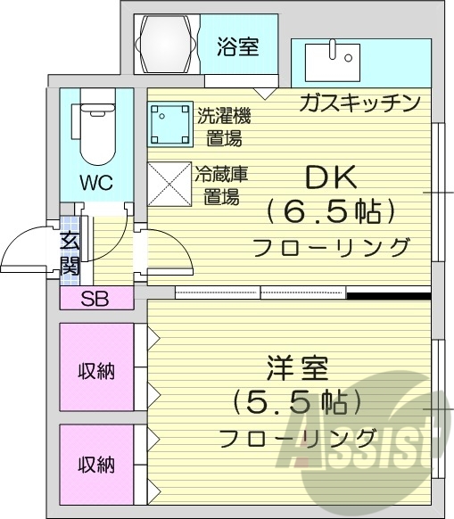 1DK、ペット相談、灯油暖房、シャワートイレ