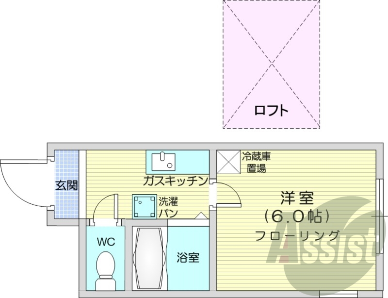2階の間取り図